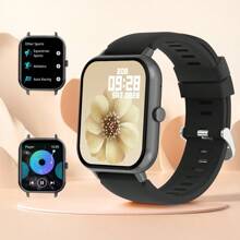GWENLAND 1.83-Inch Full Touchscreen Wireless Calling Smartwatch, Digital Smartwatch With Calling Function, 100+Sports Mode DIY Watch, Dialing Information Reminder, Multifunctional Smartwatch For Men And Women