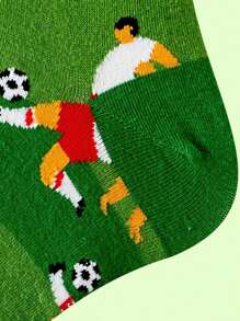 1 par de calcetines deportivos de fútbol para hombres que son energéticos y te mantienen motivado en la oficina