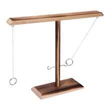 NetHong Hook And Ring Toss Battle Game Handmade Wooden Drinking Toy For 2 People Play - 木 - 查看 10