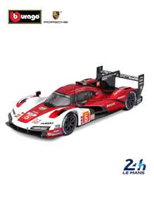 Burago Bburago 1:43 Porsche 963 #5 24h LeMans 2023 Cameron, Christensen, Makowiecki Racing Model Car Modelo Presente de Natal