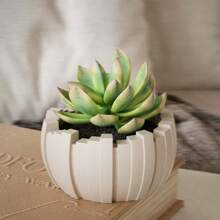 DIY Asymmetrical Vertical Stripe Silicone Mold For Resin Bowl, Candle Cup, Flower Pot, Wax Candle