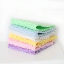 6pcs Mini Towels In Assorted Colors, Mini Colorful Towels, Miniature Towels, Realistic Towels, Mini Micro Towels, Decorative Ornaments, Doll House Accessories, Fabric Decor, Pretend Play Props Gifts Birthday Graduation