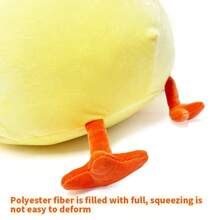 Miniso Dundun Series - Mini Dundun Chicken Fluffy Plushie Pillow: Perfect Birthday Gift For Friends (1PC) - Yellow - View 6