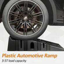2pcs Car Ramps Heavy Duty - 5000KG Capacity, Polypropylene Plastic Loading Access Ramps, Lift Low Profile Vehicles - Variant1 - View 7