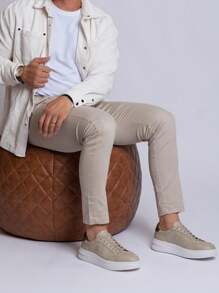 Mateo Floater Leather Casual Sneakers – Comfort And Style For Everyday Church Party Graduation Work - off-white - View 7