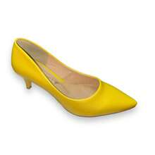 Zapatillas Mujer Tacón bajo - Amarillo - Ver 5