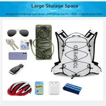 1 件多功能运动背包，男女通用大容量登山包，防水越野骑行背包，马拉松水袋