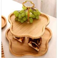 1 件装多层水果盘，家庭客厅茶几零食糖果盘托盘，3 层可盛放干果、开胃菜、下午茶 - 彩色 - 查看 3