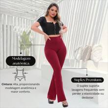 Women Pants - 紅色 - 查看 6