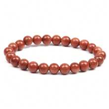 1 件 8 毫米时尚天然石疗愈水晶弹力串珠手链可作为珠宝礼物