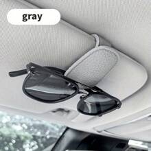 Pinza para sujetar gafas de sol en el coche, organizador magnético multifunción para gafas de sol para parasol de vehículo