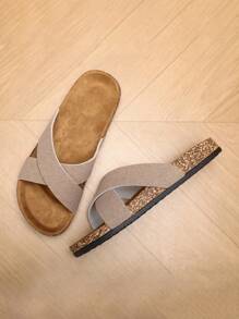 2025 New Vintage Birkenstyle Cork Sole Men Casual Slide Sandals, Suitable For Outdoor, Commute And Indoor Home Use