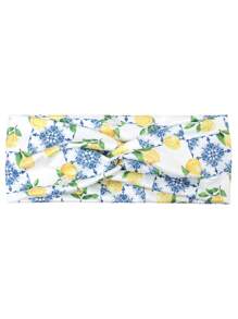 1 Stück/4 Stücke Damen Stirnband für Alltag & Outdoor Sport, Obst Motiv: Zitrone, Wassermelone, Kirsche, bunte Haarzubehör