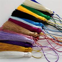 10 件/包 15 厘米光滑流苏挂绳、书签、礼品盒、扇子装饰、钥匙链、DIY 珠宝耳环发饰材料、家居装饰配件 - 彩色 - 查看 4