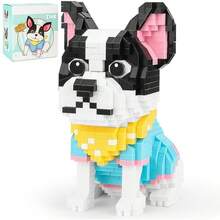 QLT QIAOLETONG - Mini bloques de construcción para gatos, juegos de animales lindos para bolsas de regalos, 1390 piezas de micro mini juguete de construcción, kit de ladrillos 3D para adultos, - Panda-d - Ver 9