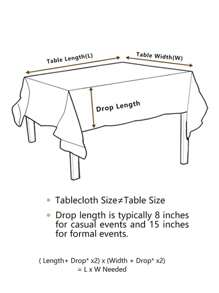 1pc Lace Table Cover Elegant Floral Design For Dining Wedding Decor