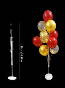 派对气球支架套装，带加重底座，70厘米/130厘米/160厘米可调节高度，适用于婚礼、生日和各种派对装饰