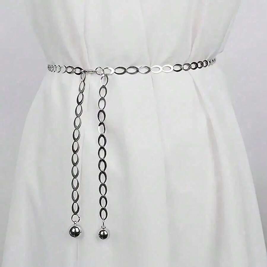 波西米亚复古金属链带 绿松石雕花腰链 亚克力腰链 不锈钢腰链 可爱 四季皆宜