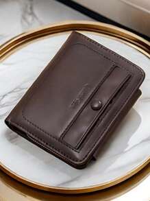 1 pieza Nuevo Billetera de Hombre, Cartera Plegable Trifold Multifunción, Moda Titular de Tarjetas con Múltiples Ranuras, Regalo Ideal para Él, Día de San Valentín, Año Nuevo, Cumpleaños. Adecuado para Adolescentes, Casual de Verano, Outdoor, Deportivo, Vacaciones, Viaje, Regalos de Graduación o Accesorios de Vestir de Cumpleaños