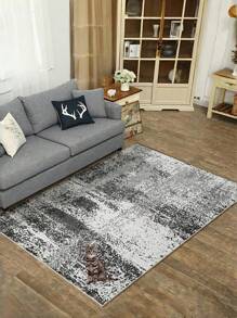 Machine Washable Area Rug Gray Abstract Modern Entrance Area Rug Kitchen Living Room Bedroom Indoor Soft Simple Rug For Entrance Office Bathroom Mat
