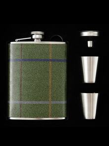 定制文字 8 盎司不锈钢酒壶，便携式防漏户外酒精容器，230 毫升轻便旅行酒壶，适合露营徒步旅行，金属酒瓶