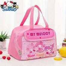 Sanrio 1 szt. Sanrio Hello Kitty Melody Laurel Dog Kulomi Student Izolowana Torba Lunch Box Dziewczęca Duża Torba Bento Duża Pojemność Torba Lunchowa Z Ryżem Torba Lunchowa