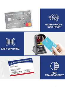 1pc/10pcs/20pcs Card Cover Protective Cover PVC Waterproof Card Cover Soft And Transparent, Suitable For New Medical Cards, Credit Cards, Business Cards, Social Security Cards,PVC Waterproof Card Protective Cover, Soft Transparent Storage Bag, Suitable For Social Security,Medical Insurance,Credit Card Wallets - Multicolor - View 5