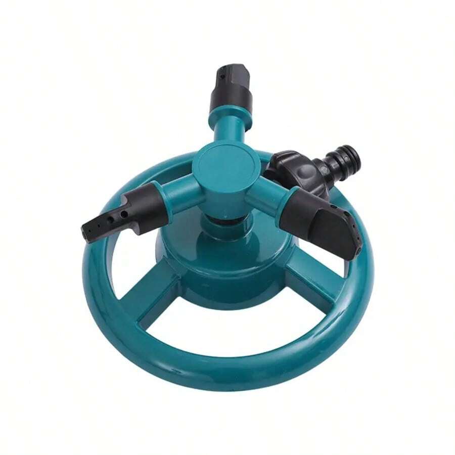 Boquilla de Aspersor 360 Grados Automática Rotativa Rociador de Agua Jardín Césped Aspersor Automático Suministros de Riego de Jardín - Agua verde azul - Ver 1