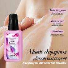 Women's 2-Piece Hydrating Body Lotion & Fragrance Mist Set - Nourishing Skin Care Duo, Travel-Friendly Portable 75ml X2 (Lotion + Parfum Spray) - Red Violet - View 2