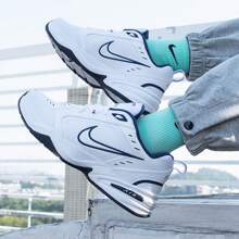 Nike Men's Air Monarch IV Cushioned Training Shoes, Casual Sports Shoes, Fashion Chunky Sneakers, 415445-102 - White - View 9