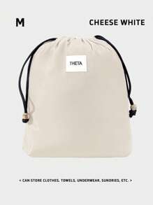 3pcs/Set Travel Portable Storage Bags, Multifunctional Drawstring Large Capacity Lingerie Organizer Bags, Minimalist Dust-Proof Pouches - As Picture - View 12