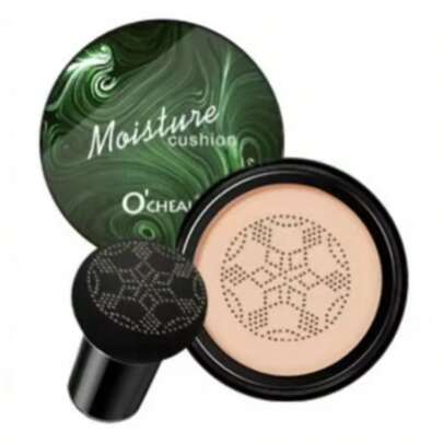 HANDAIYAN Creme CC, esponja Mushroom Head, base corretiva, maquiagem hidratante iluminadora.