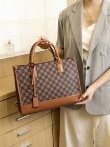 Damen Shopper Tasche mit großer Kapazität, vielseitig einsetzbare Schultertasche, modische Lässig Handtasche, gehobene Marken-Nische, stilvolle Oversize-Tasche, Neuheit 2025, Lässig Handtasche