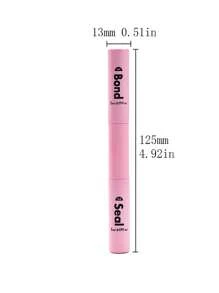 Cola e Selante de Cílios 10ml, Cola de Cílios Individuais Supermáxima Fixação e Removedor de Cola de Cílios 5ml, Kit de Pinças