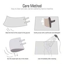 Round Fluffy Rugs Anti-Slip Large Shaggy Mat Living Room Bedroom Carpet Cheap UK - Camel - View 5