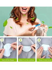 10/20/30/50pcs Sports Sweat Patch, Ultra-Thin Breathable Invisible Sweat Pads, Unisex Disposable Underarm Pads For Body Sweat Protection, Odorless Non-Sweat Armpit Liners, No Stain On Sportswear