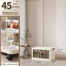 Storage Cabinet Home Organizer Cabinet Folding Clothes Cabinet For Clothes, Snack Storage, Baby Use, No-Installation Required - Multicolor - View 16