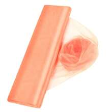 5/10M Rollo de Tulle de Cristal Transparente para Boda, Tela de Organza para Decoración de Fondo de Fiesta de Cumpleaños, DIY, Lazos de Silla de Organza para Boda - Burdeos - Ver 13