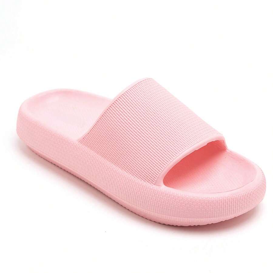 Slippers With Arched Insole And Thickened Soles - Pink - View 1