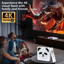 RQN TV Box Android 12 With Bluetooth Remote Control, Allwinner H618 Quad-Core 64bit Arm Cortex A53 CPU, 2GB RAM 16GB RAM Supports 2.4GHz WiFi With 4K UHD And 100M LAN Ethernet - US A Type Plug(110-127V) - View 6