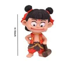 2件动漫哪吒之魔童降世哪吒玩偶 时尚玩具 礼物 车饰 桌面摆件 - 彩色 - 查看 8