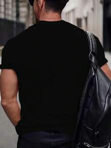 Camiseta con Patrón de Dibujo de Marinero - de Poliéster, Manga Corta, Cuello Redondo - Apropiada para Salidas Casuales y Uso Informal, Camiseta Casual | Camiseta Básica con Diseño Adorable
