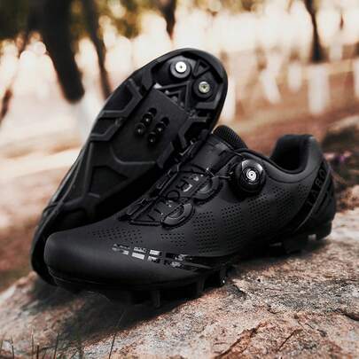 Men's Mountain Bike Shoes, Men's Spinning Bike Shoes, Gravel Cycling Shoes (Compatible With Mountain Bike Anti-Slip Studs), Mountain Bike Shoes, Men's Off-Road Cycling Shoes, Spinning Bike Shoes, High-Performance Mountain Bike Cycling Shoes