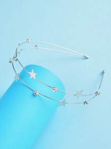 1PC Star Moon Butterfly Rhinestone Headband For Women Girls,Elastic Hair Styling Accessories,Clip Head Bands,Yoga Workout Running Headbands,Ornaments,Bridal Hair Hoop,Hair Decor Gift