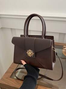 Fashionable Minimalist Elegant Handbag With Clover Lock, Suitable For Office, Parties, Daily Work And Commute, Great Gift
