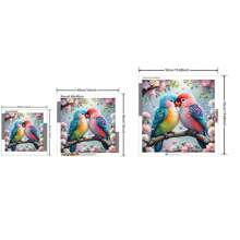 1 件 [最受欢迎] 卡通抱抱鸟 5D DIY 钻石画套装（适合初学者） - 亚克力 DIY 艺术套装（带工具）、家居墙面装饰工艺品、钻石艺术、收藏家的最爱、送给家人和朋友的理想礼物、节日佳品 - 彩色 - 查看 6