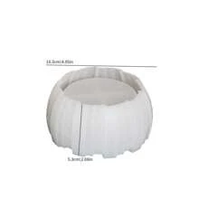 DIY Asymmetrical Vertical Stripe Silicone Mold For Resin Bowl, Candle Cup, Flower Pot, Wax Candle