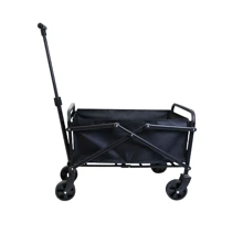 1 Stück 150kg/150kg/200kg Faltbarer Transportwagen, Schwerlast Tragbarer Outdoor Strandwagen mit 360° Allrad-Rädern, Seitentaschen und großem Fassungsvermögen. Ideal für Rasen, Garten, Strand, Sport, Camping, Angeln und Grillen