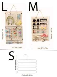 1/2 件壁挂式发饰和眼镜收纳袋、发饰展示架、头饰收纳挂袋、毛毡发饰收纳袋、太阳镜收纳袋、分类收纳展示袋、门上悬挂式发夹收纳架、性别揭秘派对、生日、婚礼、派对的完美选择、送给同事、朋友和家人的完美礼物、返校礼物