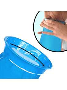 10 Pcs Disposable Portable Travel Vomit Bags - Leak-Proof, Foldable, Multi-Purpose PET Bags For Car, Outdoor, Sports & Emergency Use - Vibrant Colors (Blue, Green, Purple, White, Black, Red, Yellow, Orange, Pink, Teal, Light Blue), Travel Essentials | Secure Closure | Leakproof Design, Bags For Travel - Multicolor - View 13